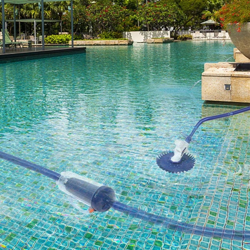 VINGLI Professional Leaf Trap Skim Leaves and Twigs Blue Leaf Canister with Plastic Mesh Basket Fits Automatic Pool Vacuum Cleaner - Image 1